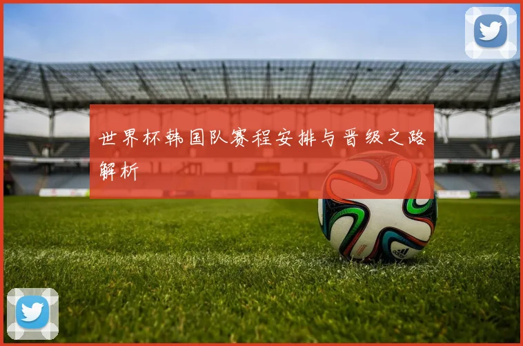 世界杯韩国队赛程安排与晋级之路解析