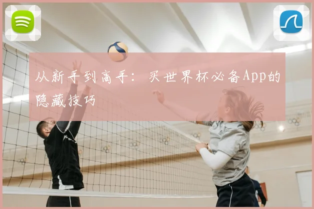从新手到高手：买世界杯必备App的隐藏技巧